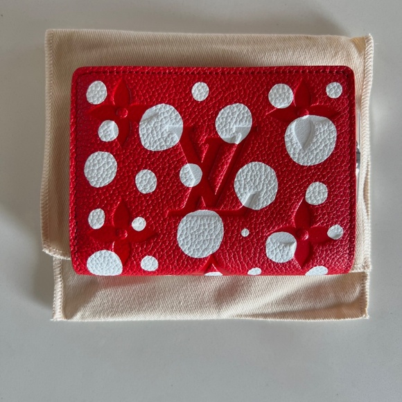 Louis Vuitton | [Japan Exclusive] LV x YK Red Kusama Wallet - Picture 5 of 11
